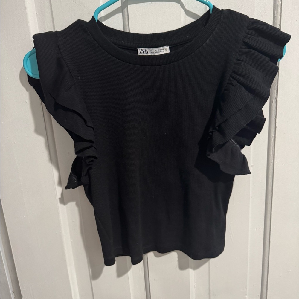 Madewell Ruffle Sleeve Top